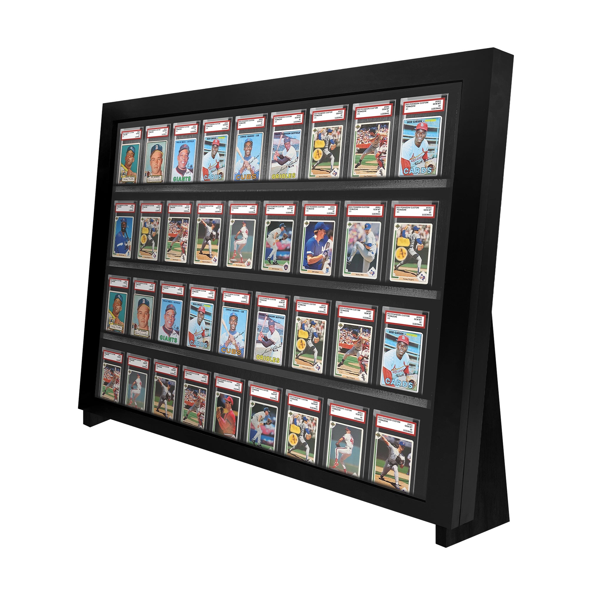 Tabletop Graded Card Display For Trade Shows