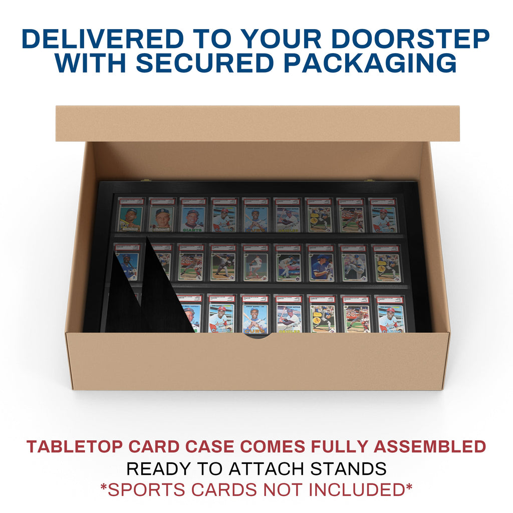Tabletop Graded Card Display For Trade Shows