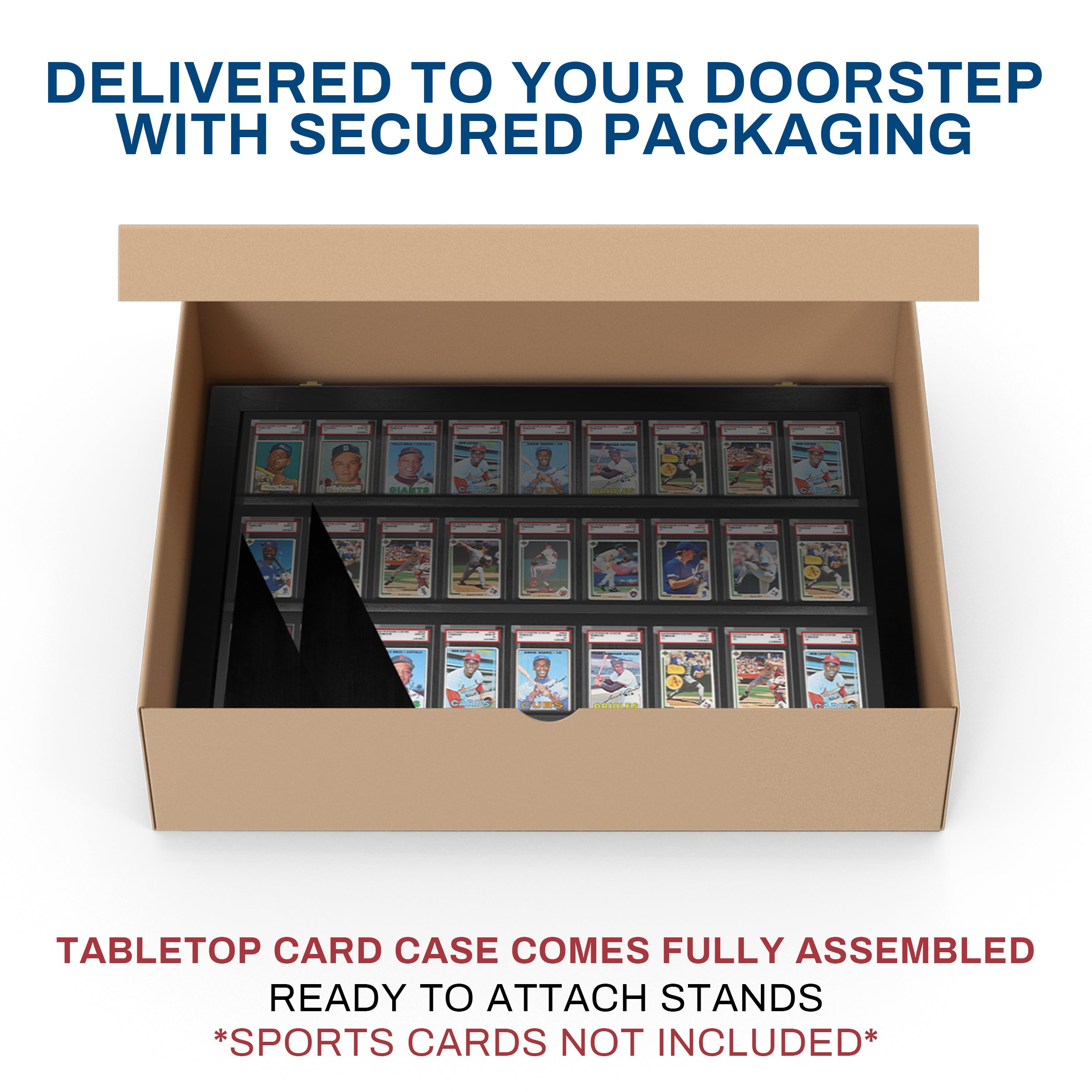 Tabletop Graded Card Display For Trade Shows