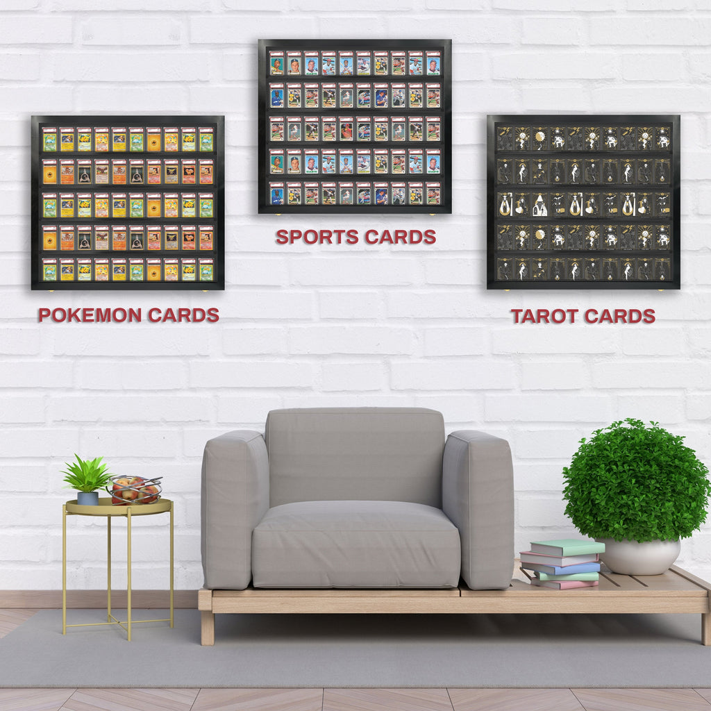 50-Slot Graded Card Display Case