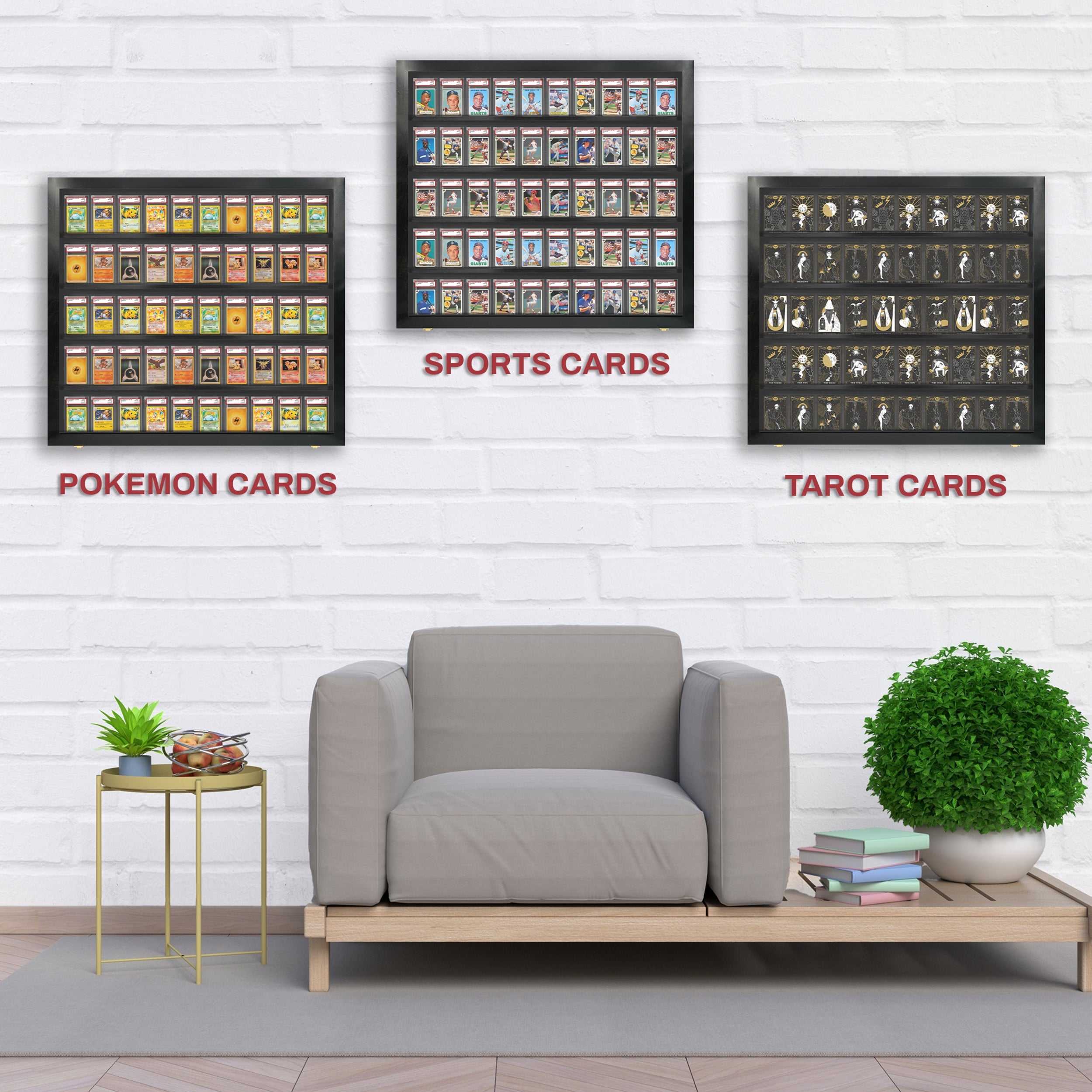 50-Slot Graded Card Display Case