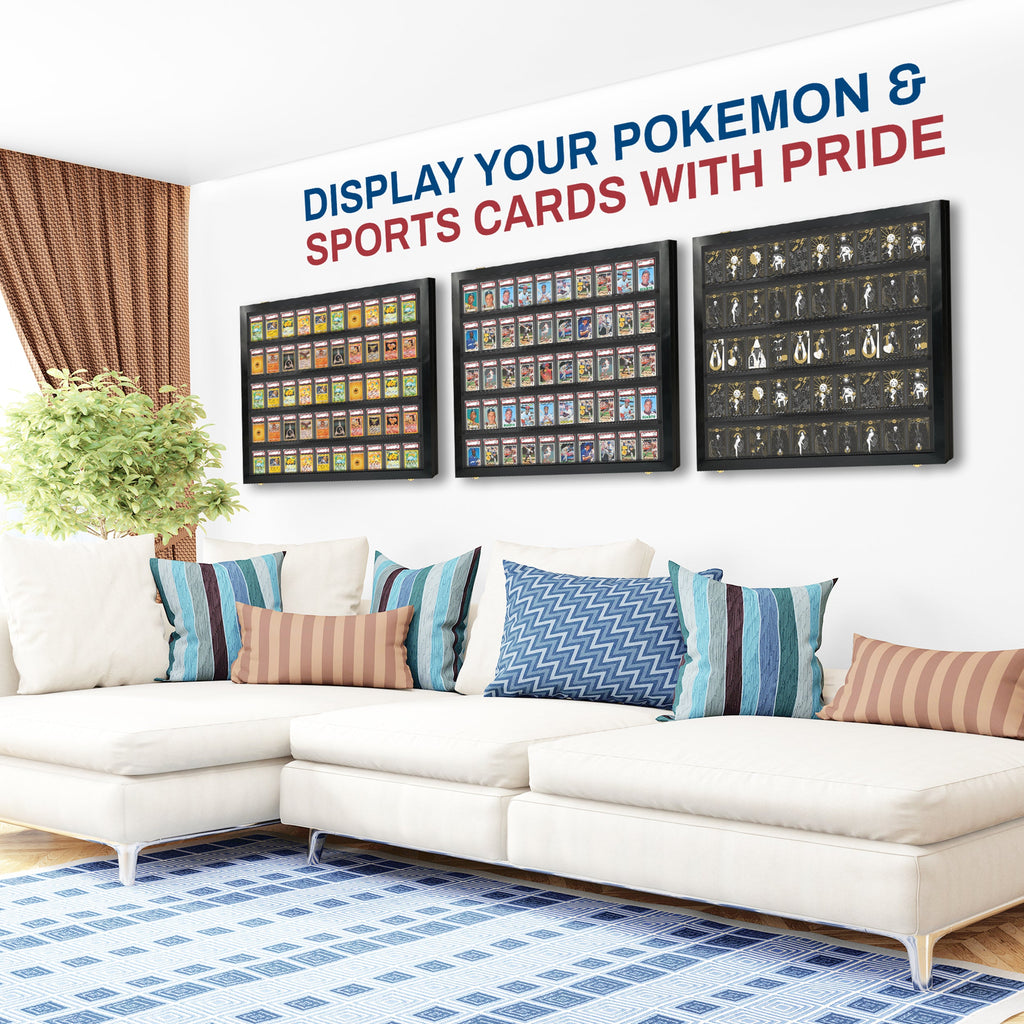 50-Slot Graded Card Display Case