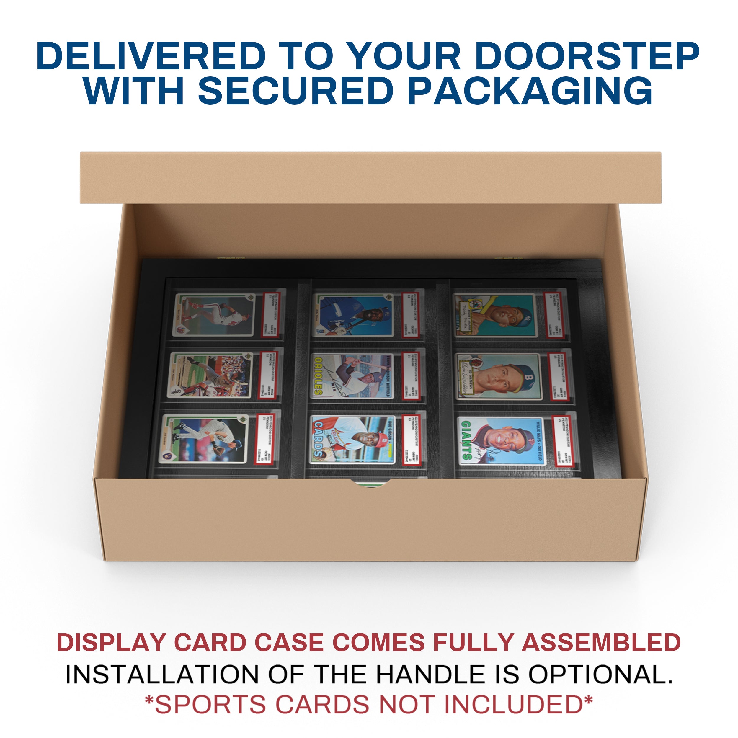 12-Slot Graded Card Display Case