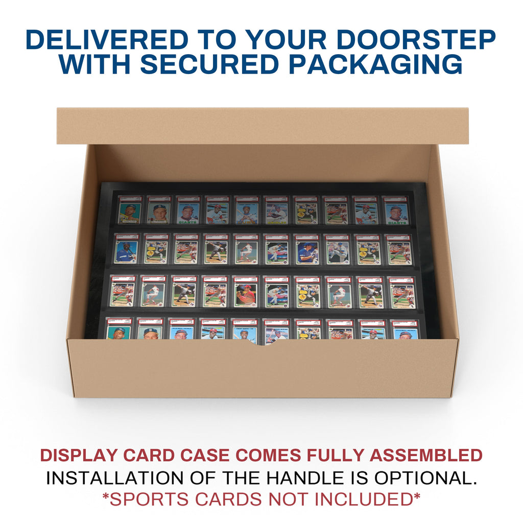 50-Slot Graded Card Display Case
