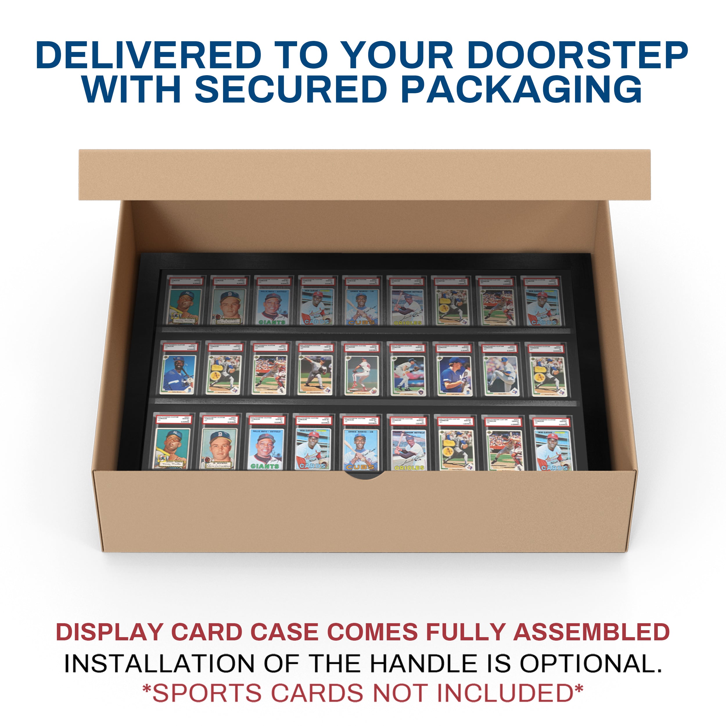 36-Slot Graded Card Display Case