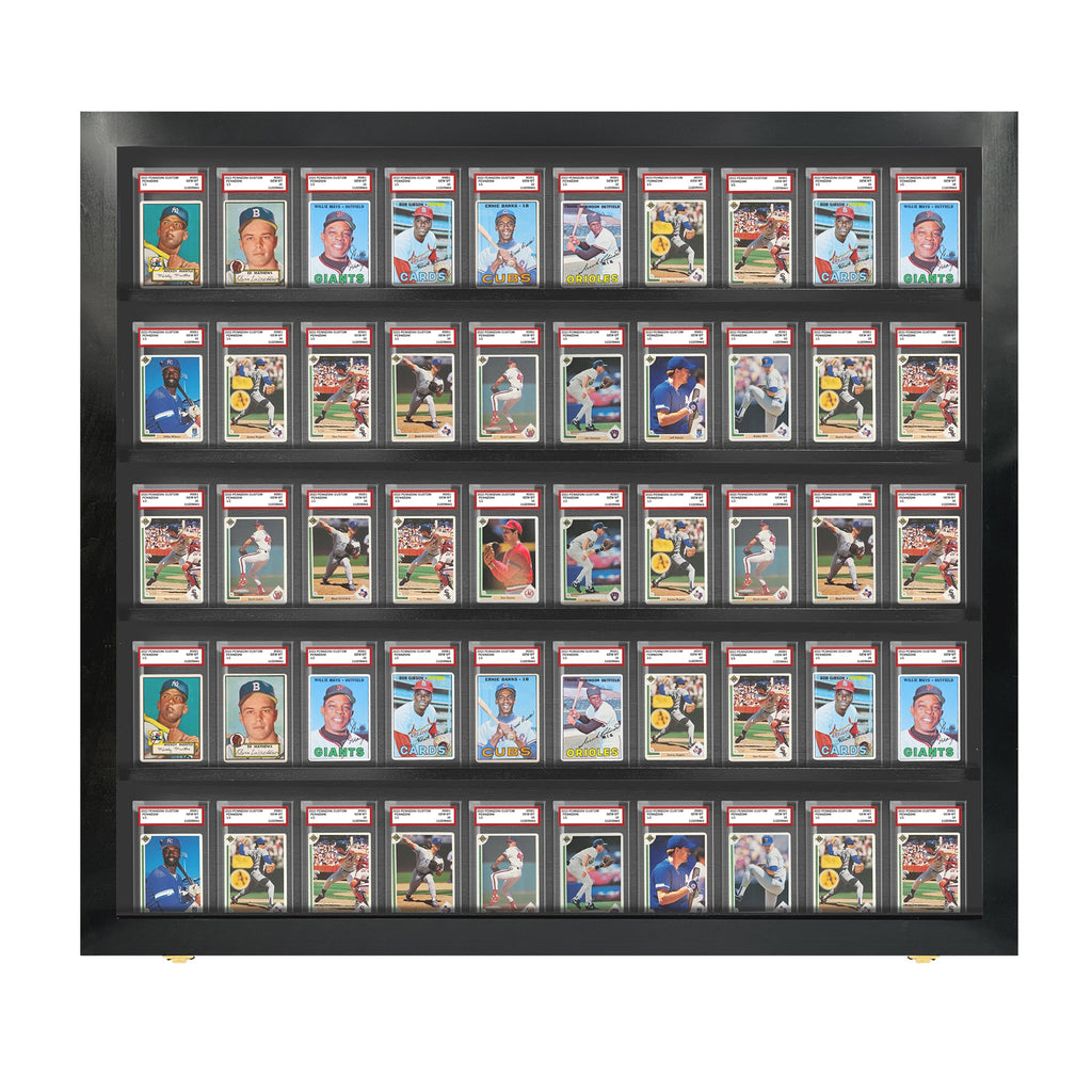 50-Slot Graded Card Display Case