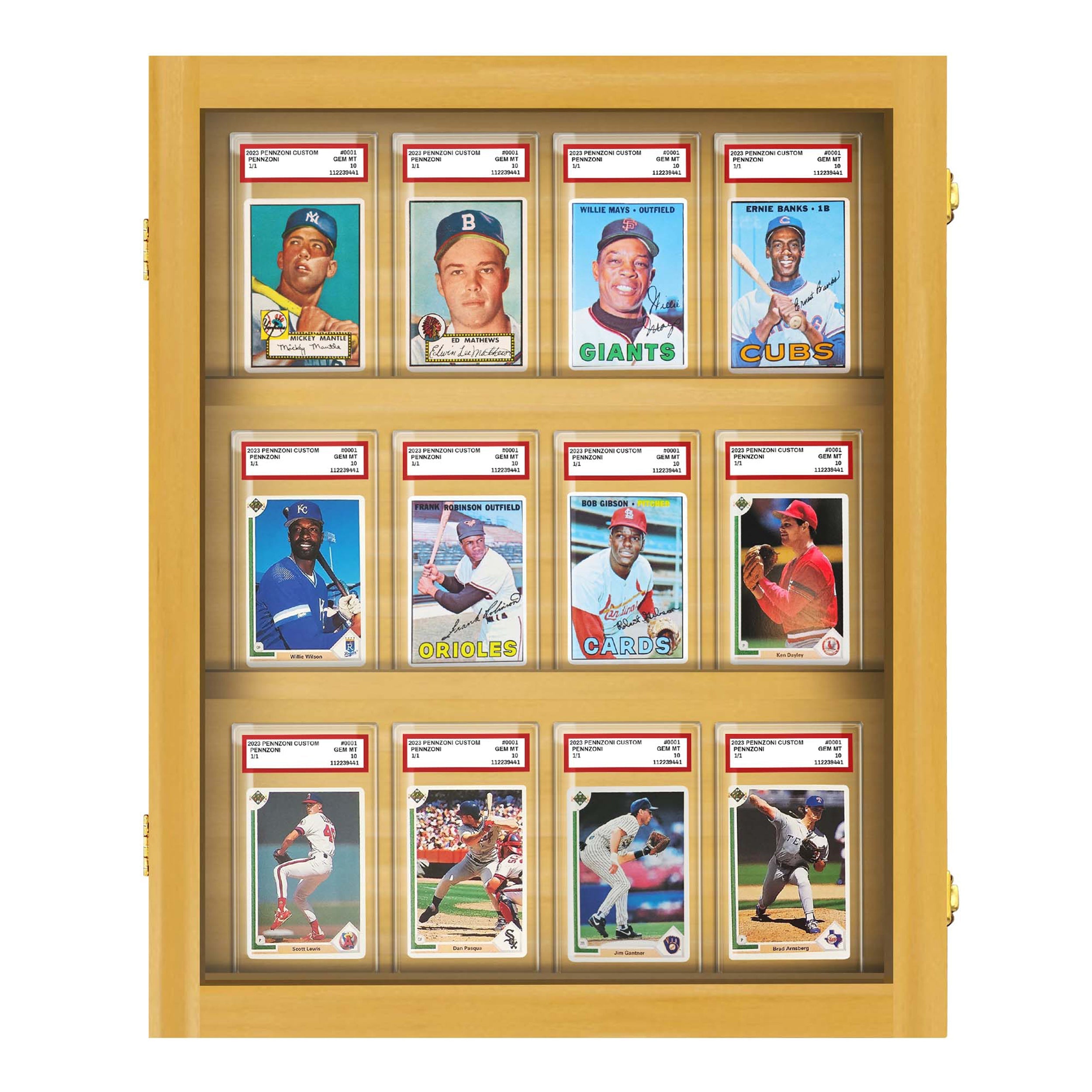 12-Slot Graded Card Display Case