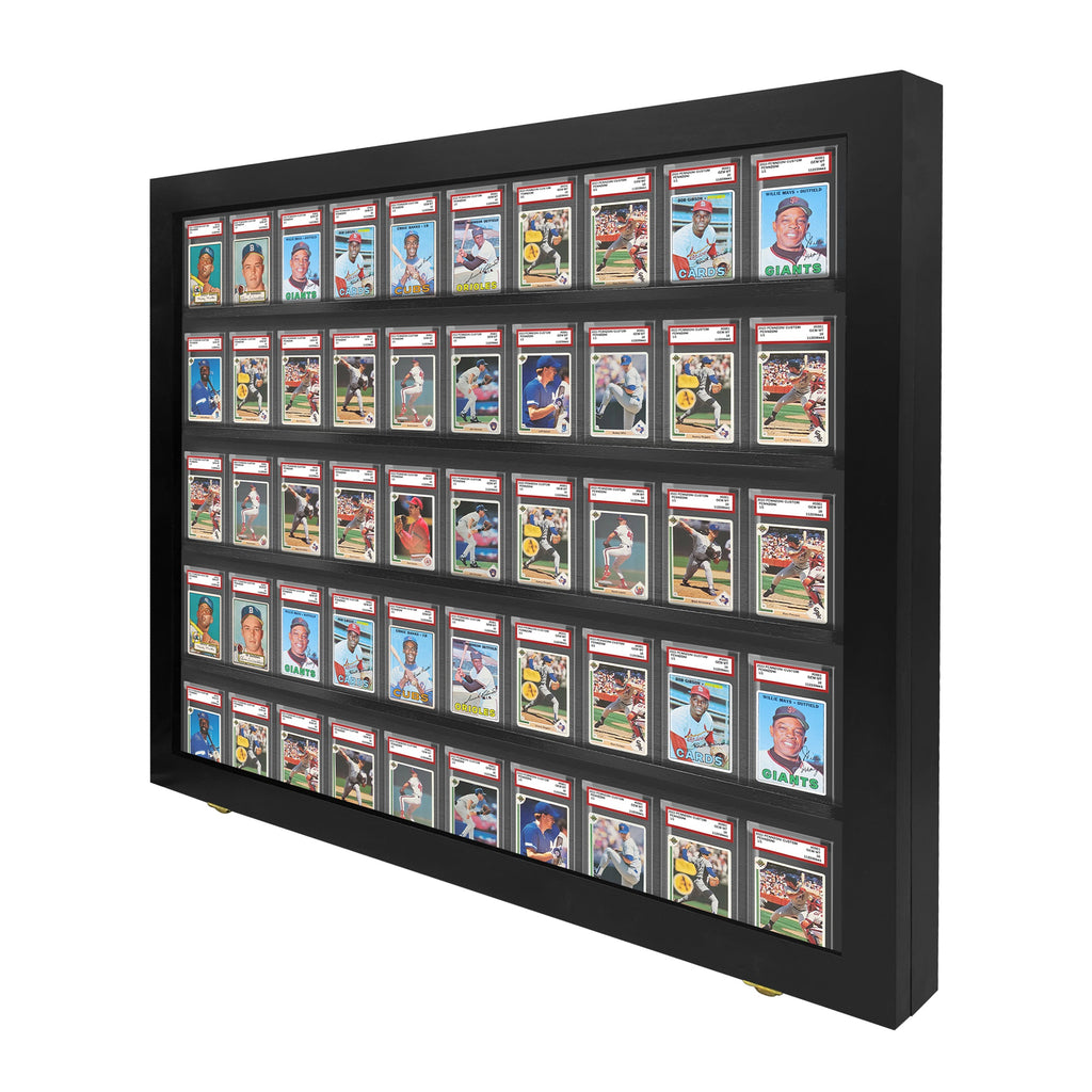 50-Slot Graded Card Display Case