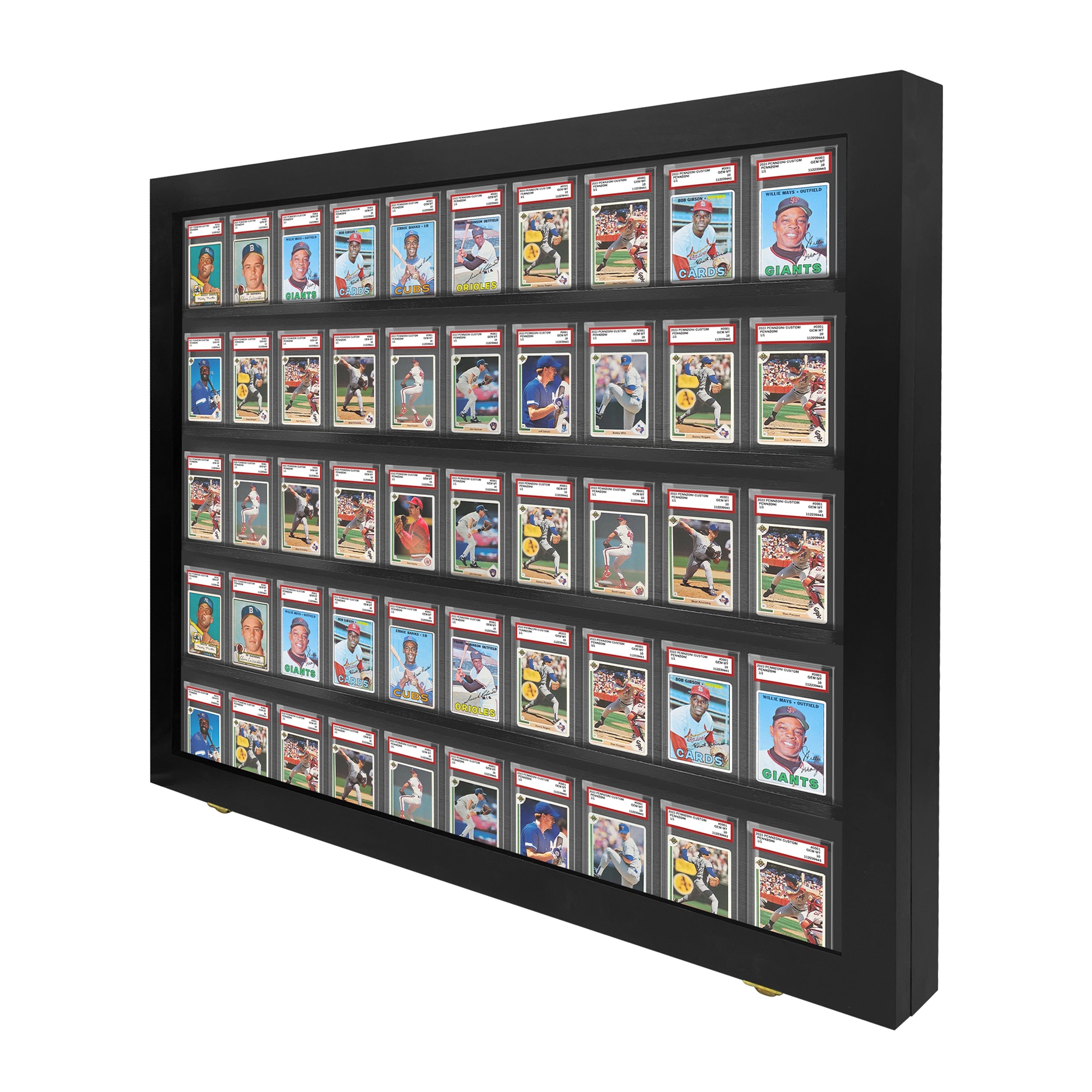 50-Slot Graded Card Display Case