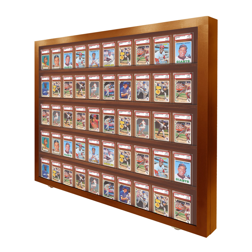 50-Slot Graded Card Display Case