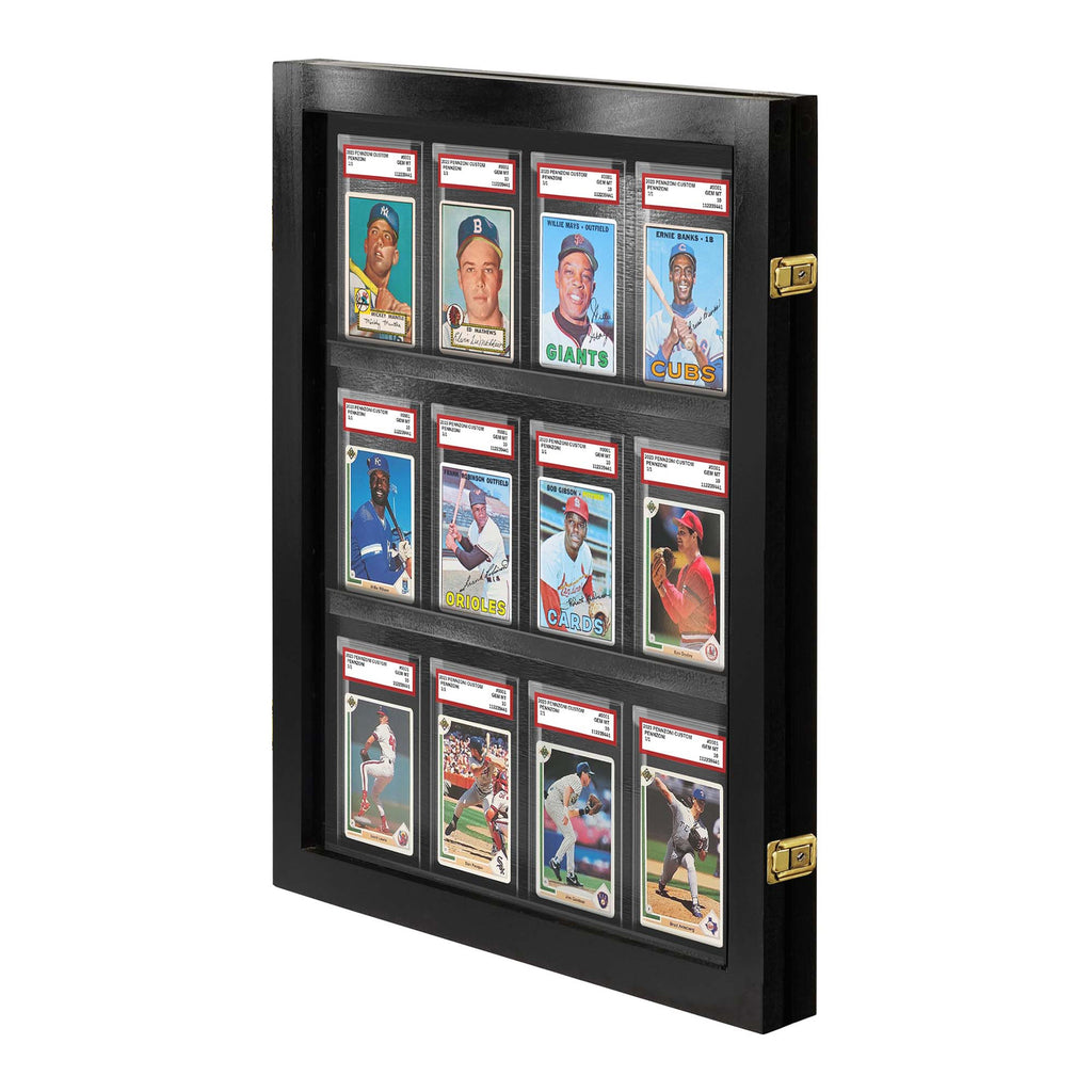 12-Slot Graded Card Display Case