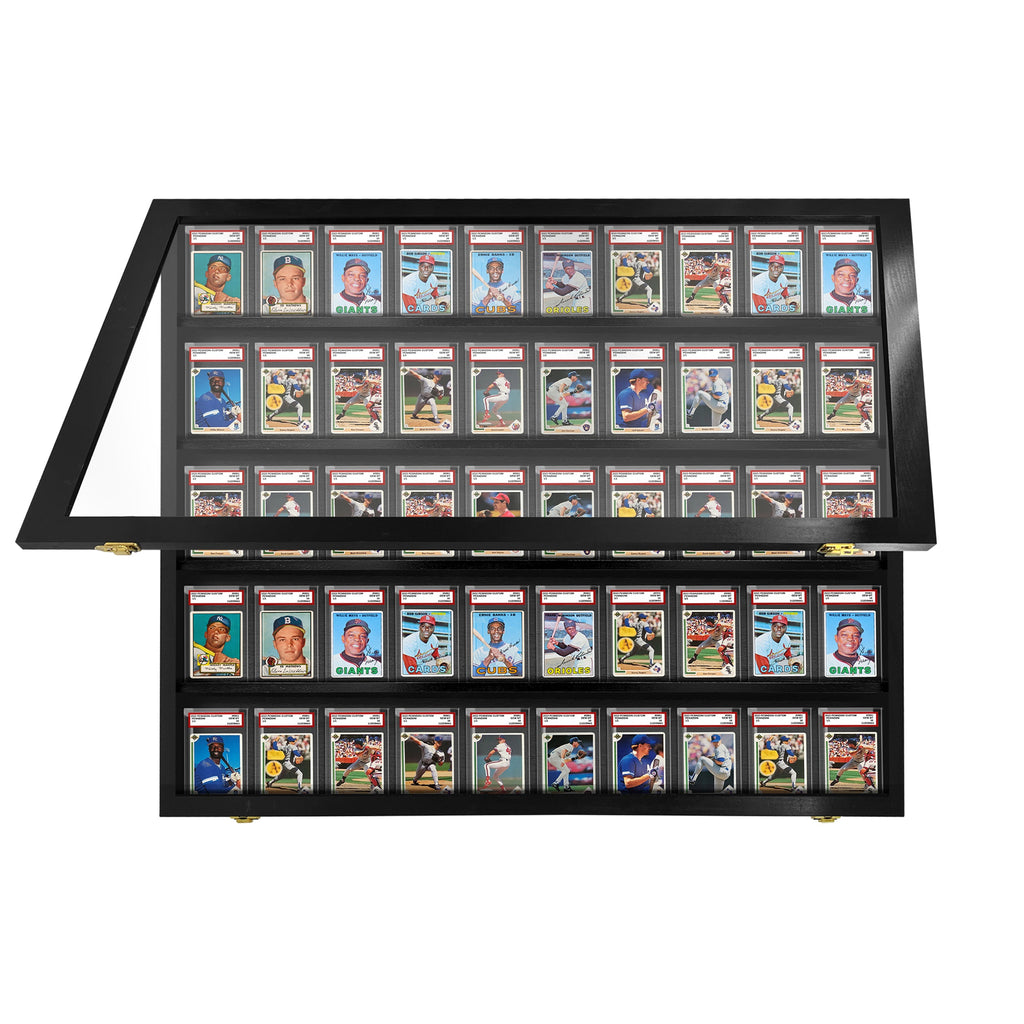 50-Slot Graded Card Display Case