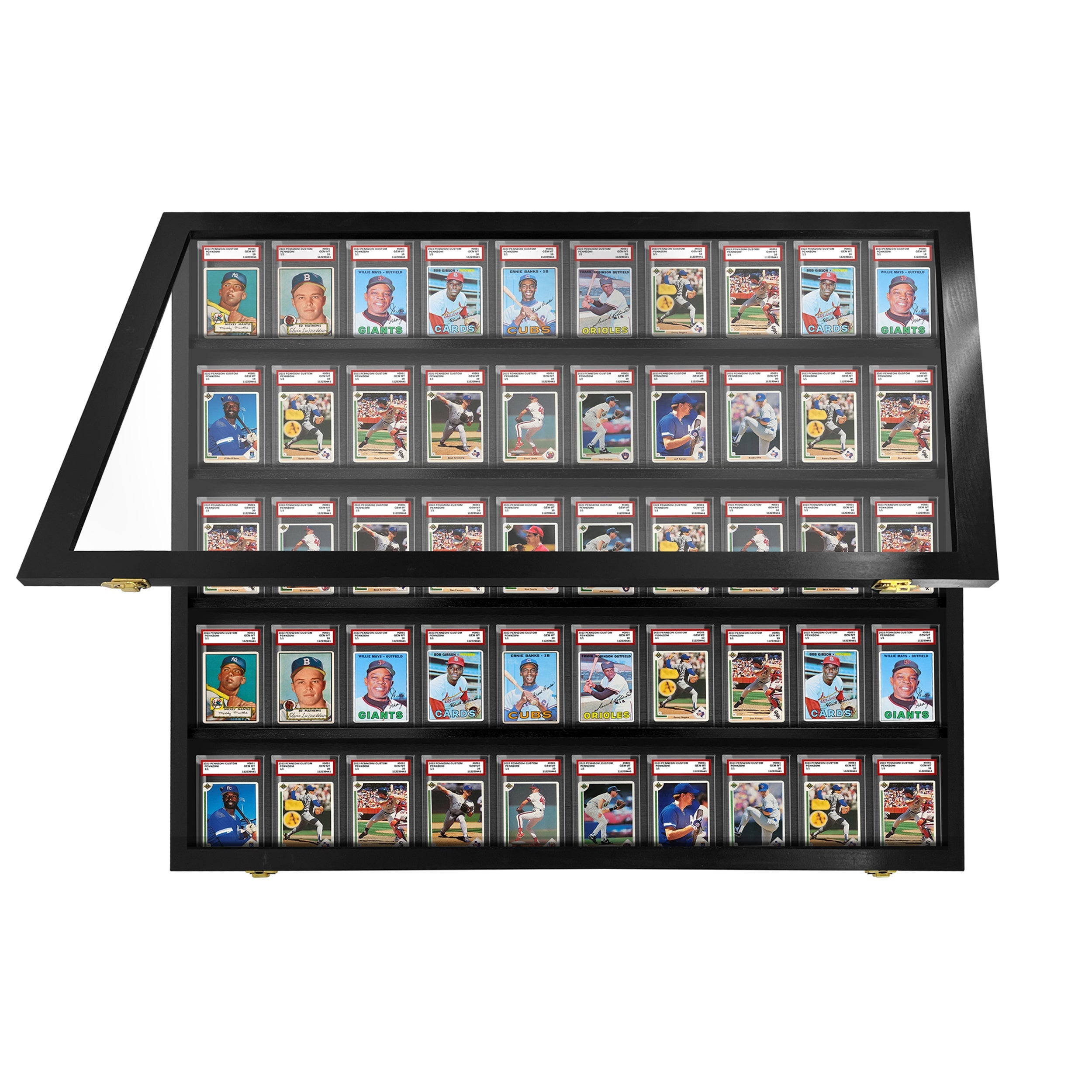 50-Slot Graded Card Display Case
