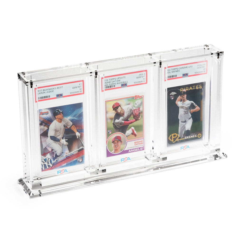 Slab Museum - 3 Vertical Graded Slab Case