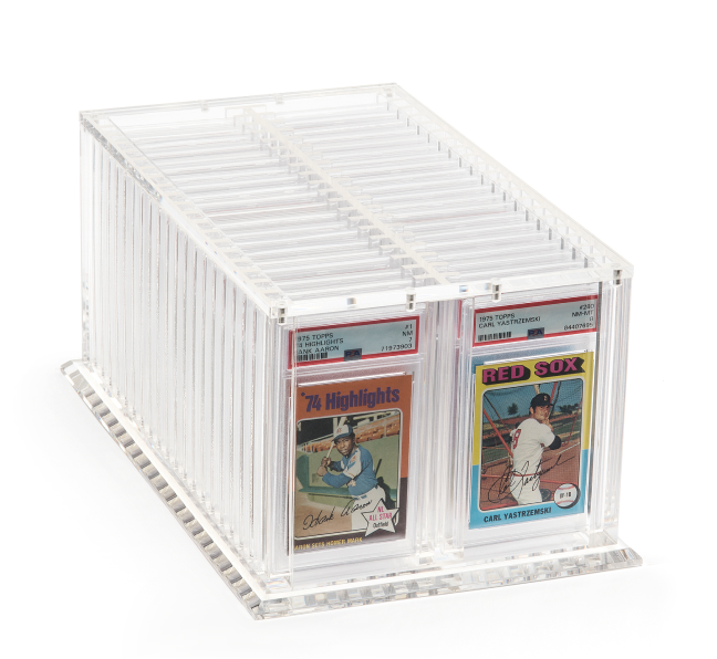 40-Slab Graded Card Display Case